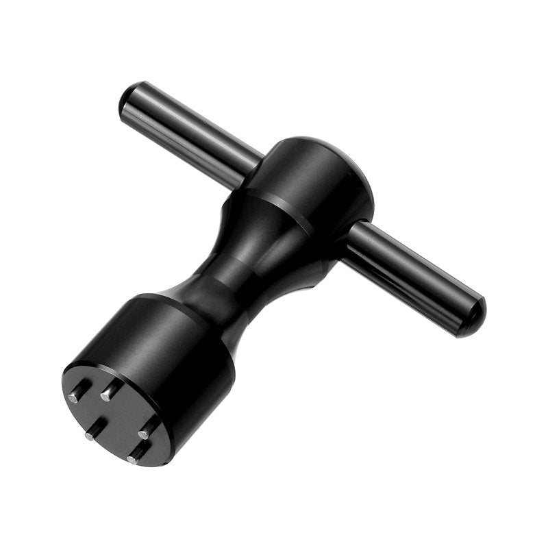 HARFINGTON Golf Weight Screw Wrench Tool Aluminum Alloy 5 Pin Hole Golf Club Putter Heads Wrench Replacement Putter Weight Wrench Tool for Studio Select Button Back Putter, Black