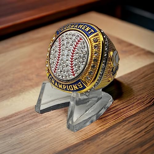 Championship Trophy Ring - Adult Size 10 - Silver Tone - Finalist