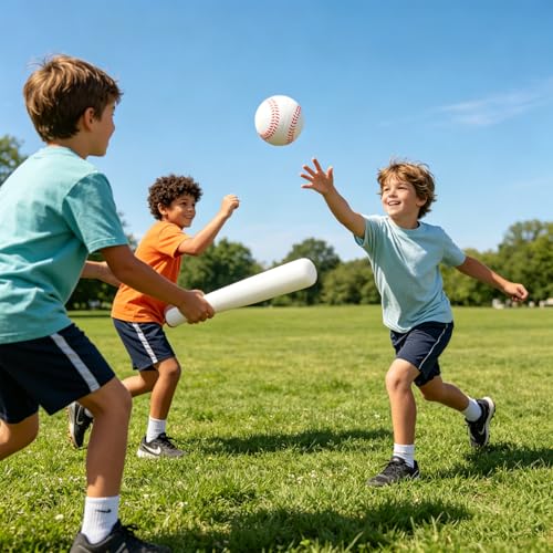 Soft Foam Baseballs for Training - 2 White Squeeze Balls