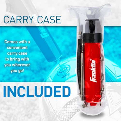 Sports Ball Pump Kit with Needles and Carry Bag