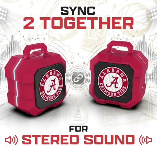 SOAR NCAA South Carolina Gamecocks Shockbox LED Wireless Bluetooth Speaker