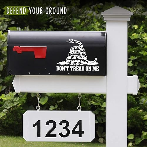 Don't Tread On Me Vinyl Decal Sticker - Waterproof Snake Design
