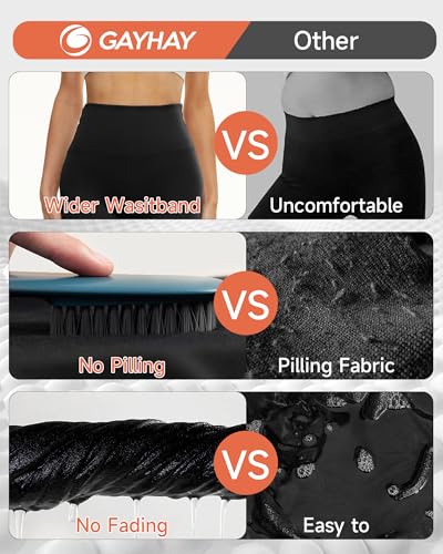 High Waisted Biker Shorts for Women - 3" Soft Black Spandex