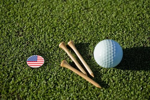 Plastic Golf Ball Markers - Four Leaf Clover Design - 20 Pack - Overrun Prints