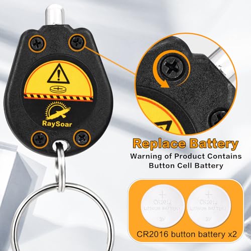 Ultra Bright Mini LED Keychain Flashlight - White Light, 6 Pack