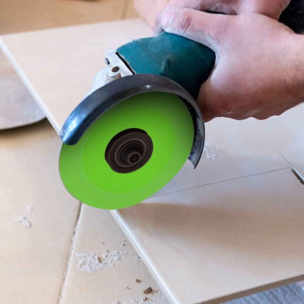 5 Pack Glass Cutting Disc - Rock Slab Grinding Disc，1mm Diamond Cutting Blade, Ultra-Thin Saw BladeWheel Glass Ceramic Cutting for Angle Grinder (5 Pack)