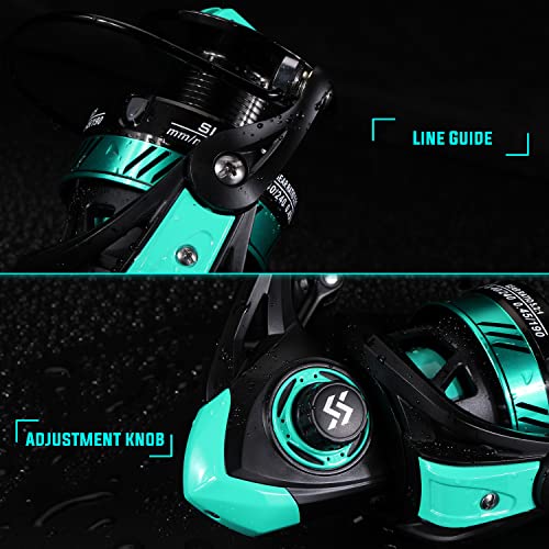 Sougayilang Fishing Reel, Ultralight Spinning Reel