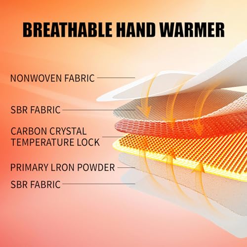 Disposable Hand Warmers - 15 Hours Odorless Heat Pack (10/50/100/200)