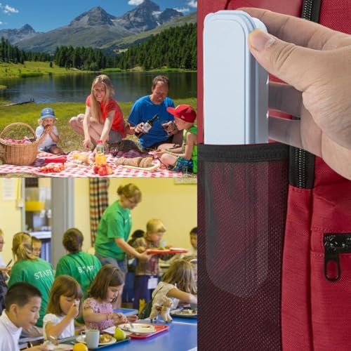Reusable Camping Utensils Set - 4-Piece Travel Cutlery Set - Color A