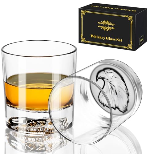Whiskey Glasses Set of 2 - Eagle Bottom Bourbon & Cocktail Glasses