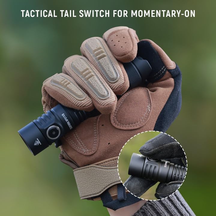 2000 Lumen Rechargeable Tactical Flashlight - Sofirn SP31 V3.0, IP68 Waterproof, EDC & Emergency Ready