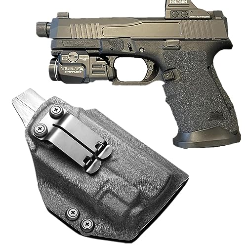 kydex IWB Holster for Glock 17 19 Taurus G3 Sig Sauer p365 X-Macro PSA Dagger Compact Springfield Hellcat PRO with Streamlight Tactical TLR-7A Flex 500 Lumen Light
