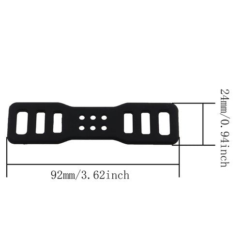 MDXing 4PCS Bicycle Silicone Strap Bicycle Headlight Tail Light Accessory Tripod Cord Leather Strap Bicycle Rubber Strap Used for Connecting Objects Hat Racks Bicycle Grip Seat Stem Valve Stem
