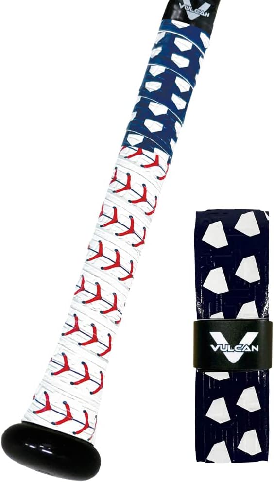 Vulcan Bat Grip - 0.50mm/1.00mm/1.75mm | Enhance Your Baseball/Softball Performance | Multiple Colors