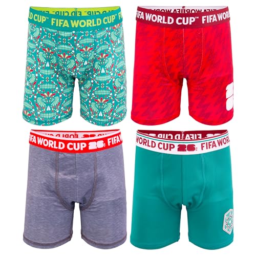 Athletic Boxer Briefs 4-Pack for Kids - Mexico, USA & Argentina