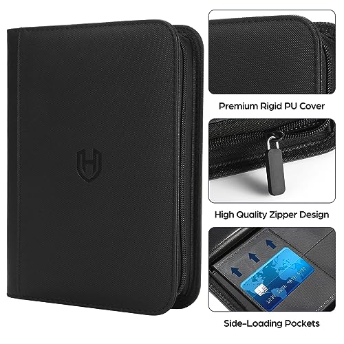 288 Pocket Zipper Card Binder | Durable PU Cover for TCG & Sports Cards