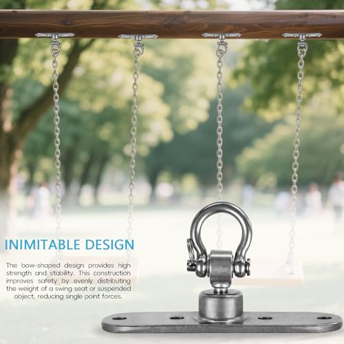 Dakzhou Size3 Heavy Duty Stainless Steel Swing Hangers 180°+360° Capacity 1500 lb