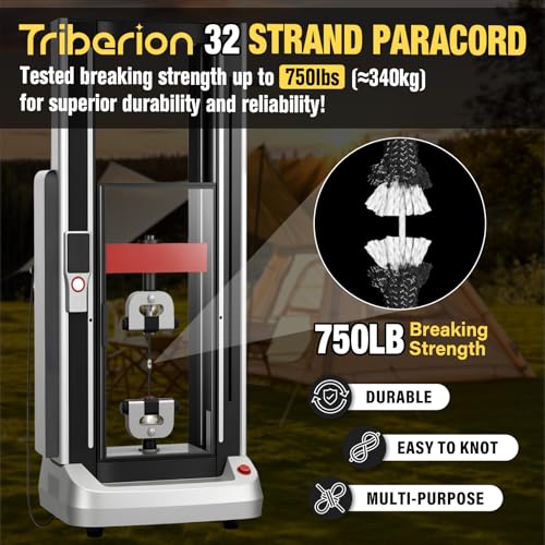 750 lb Paracord Rope - 1000ft, 500ft, 200ft, 100ft Heavy Duty Utility Cord