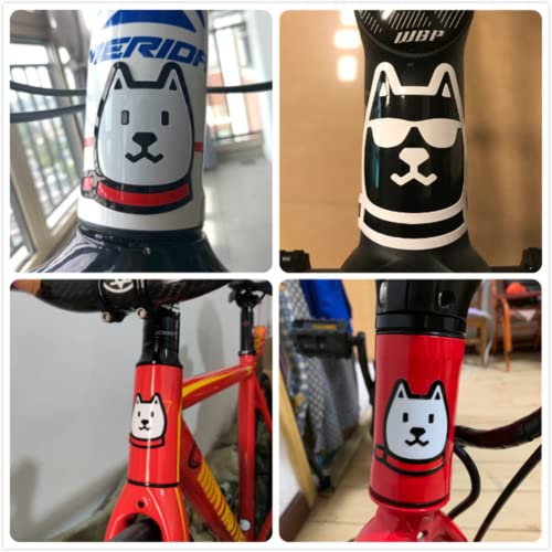 Soft Aluminum Bear Bike Head Badge Decal for MTB BMX