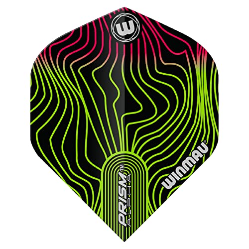 Dart Flights - WINMAU Prism Alpha Solar Design, 100 Micron, 3 Sets