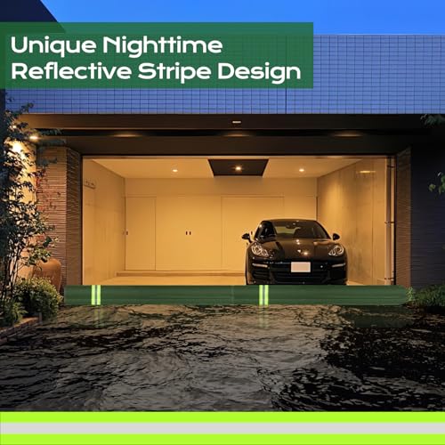 Sand Bags for Flooding,4Pcs Flood Prevention Sandbags,Thickened Long Canvas with Elastic Band, Reusable Flood Barriers for Indoor and Outdoor Garage 4'X 7"