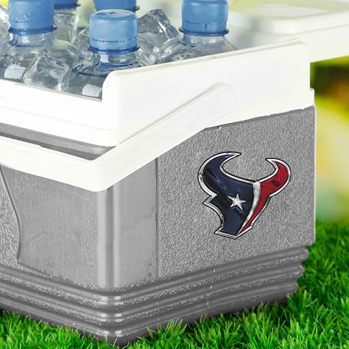 Houston Texans 3D Auto Decal - 5" x 6.25" Team Colors