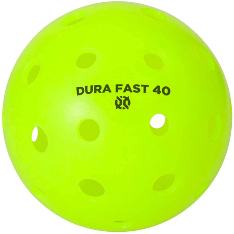 Pro Aviana Dura Fast 40 Pickleballs | Outdoor Pickleball Balls Neon or Yellow USAPA Approved and Sanctioned for Tournament Play, Professional Perfomance… (Neon, 6 Pack)