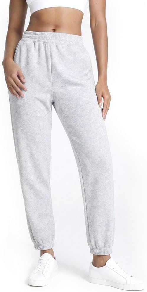 Meridiana Women's Joggers - High Waisted Comfy Athletic Yoga Pants for Gym & Running | Stretch Fabric
