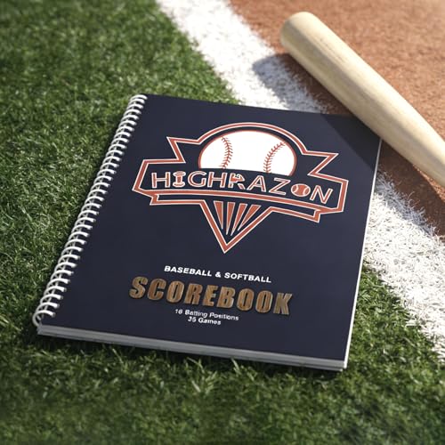 Baseball Softball Scorebook - 35 Games, 8.5" x 11" - Horizontal