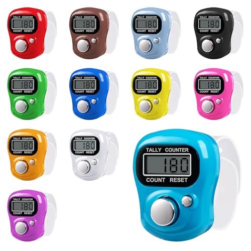 Digital Handheld Tally Counter - 5-Digit LCD Clicker for Golf & Knitting
