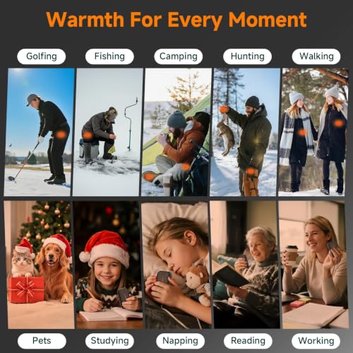 Rechargeable Hand Warmer - Slim Electric Pocket Heater - 1 Pack