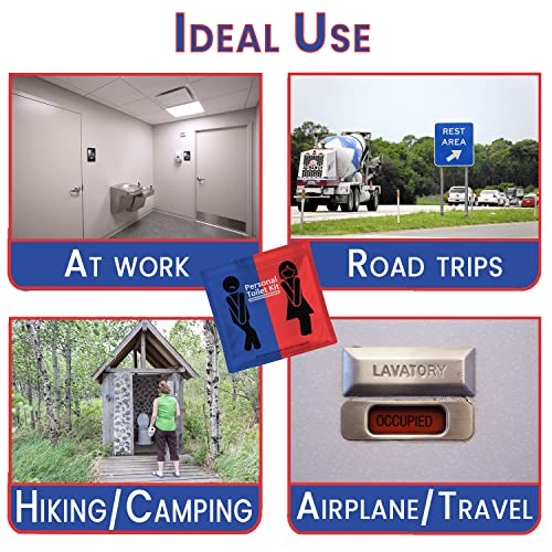 On-the-Go Bathroom Kit - Travel Toilet Paper Survival Set 1