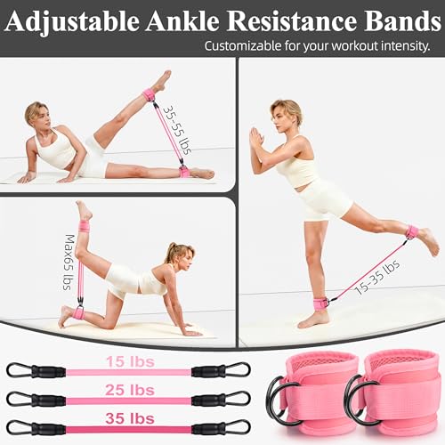 19-Piece Home Pilates Kit with Resistance Bands & Ring