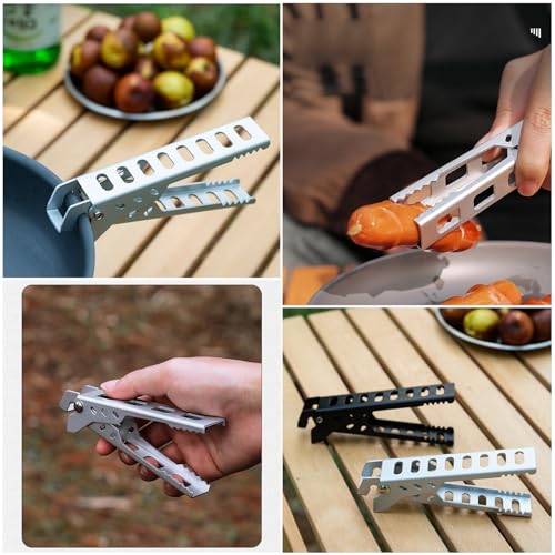 2 Pack Anti-Scald Pot Gripper Clips for Camping Cookware