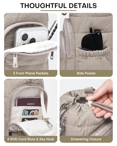 Elmklare Mocha Brown Water Bottle Holder with Strap - Fits 20-40 oz Bottles