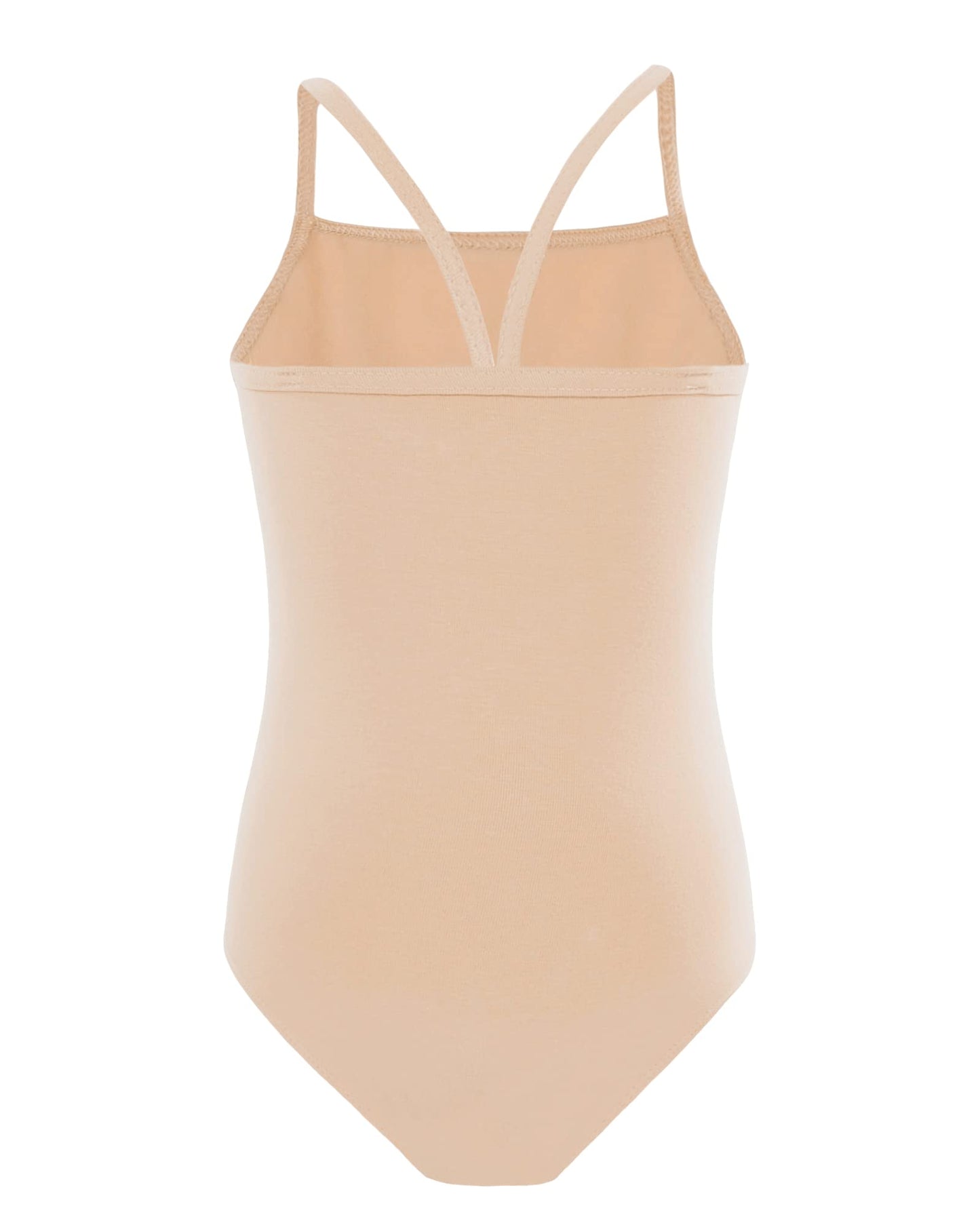 Nokecina Dance Leotard for Girls 9-10 Years Old Nude Camisole Undergarment Kids Crossover Straps Summer Tank Top