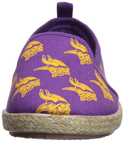 Minnesota Vikings Women's Espadrille Canvas Shoes - Small