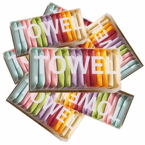 70Pcs Compressed Towels - Portable Face Wash Cloths for Travel