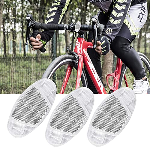 Bicycle Reflector Kit - Front & Rear Spoke Reflectors, 8 Pcs