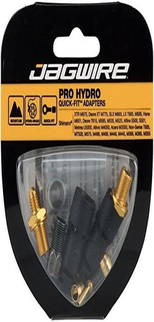 Jagwire Pro Quick-Fit Adapter-Shimano XTR Unisex Adult Fitting Kit, Black