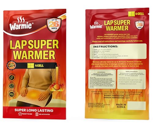 Lap & Body Warmer - Air Activated, Long Lasting Heat - 1 Pack