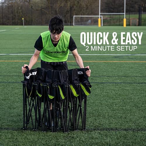 6-Seater Team Bench with Canopy Shelter - Quick Setup