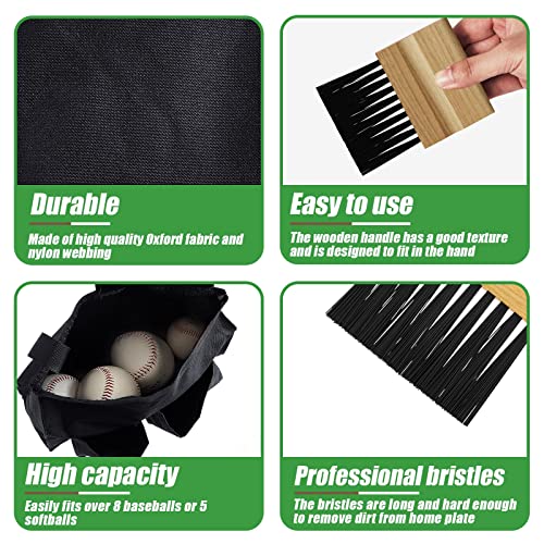Baseball Umpire Gear Set with Bag Brush & Clicker - Softball Referee Equipment