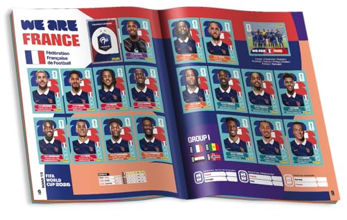 Panini FIFA World Cup 2026 Sticker Album – Multi-Color Official Collection