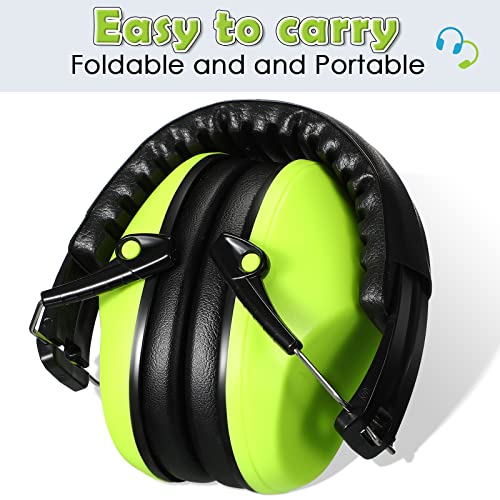 Kids Ear Protection Earmuffs Hearing Adjustable for Noise Reduction for Toddlers 27NRR Noise Cancelling Earmuffs