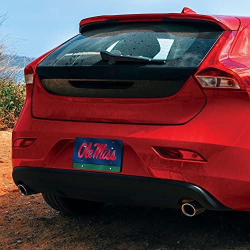 NCAA Florida Gators Laser Inlaid Metal License Plate Tag - Ole Miss Rebels