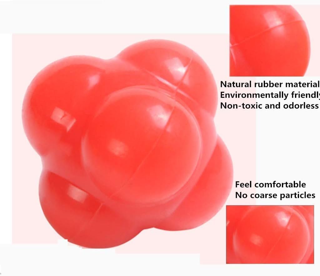 Reaction Ball - 6-Sided Agility Training Ball for Enhanced Hand-Eye Coordination | Sports Training Equipment