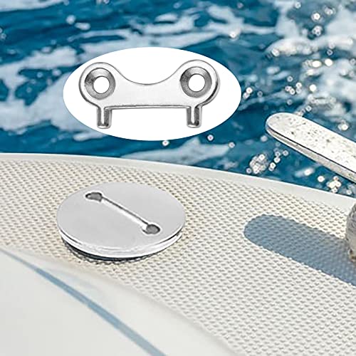 2 Pcs Stainless Steel Boat Deck Filler Key for Marine Fuel & Water Tanks
