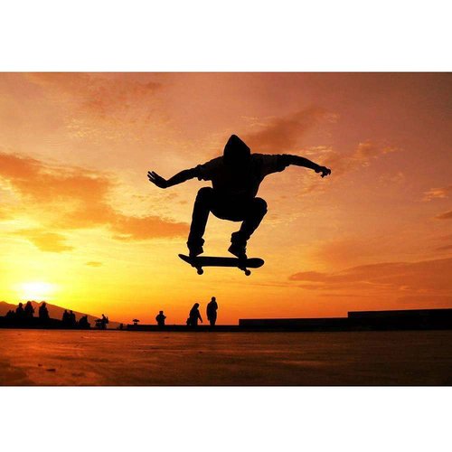 ANNEE 31x8 Inch Skateboard Complete for Beginners,7 Layer Maple Wood Double Kick Concave Skate Boards, Tricks Skateboards for Youths,Beginners,Girls,Boys,Kids,Teens,Adults (Unicorn)