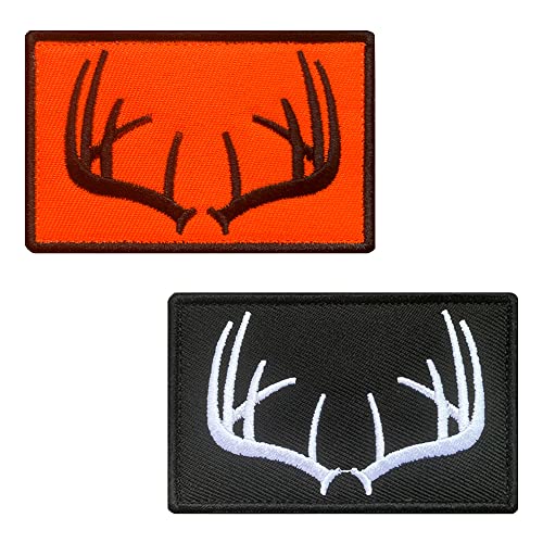 Tactical Wildlife Antlers Hunting Patches - 2 Pack